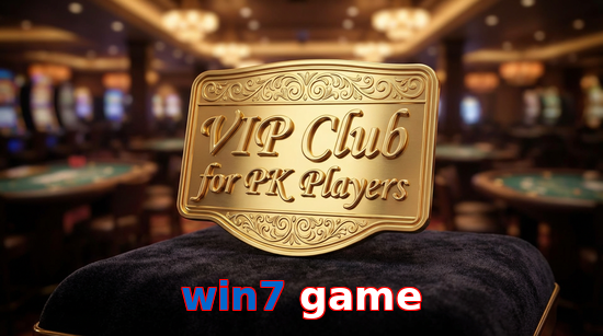 Main screen of Win7 Game vip page for PK players